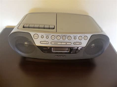 Sony Cfd S05 Radio Cd Tape Player Recorder Cassette Corder Portable Boombox Ebay