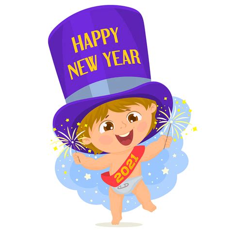 New Year Baby Clipart