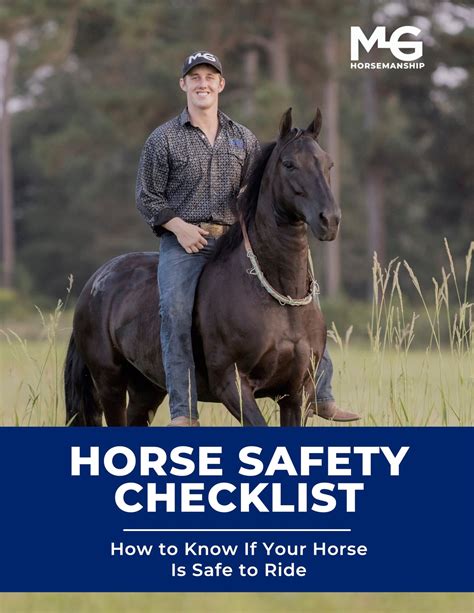 Horse Safety Checklist – Horse Help