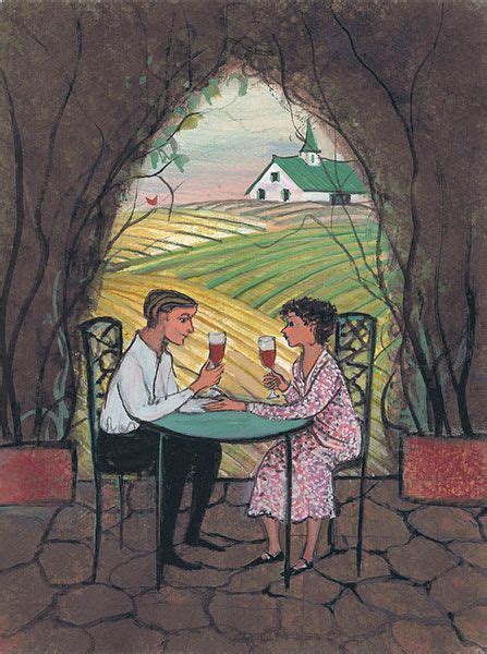 Romance At The Vineyard Giclée