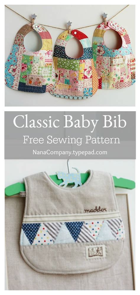 Easy baby bib patterns – Artofit