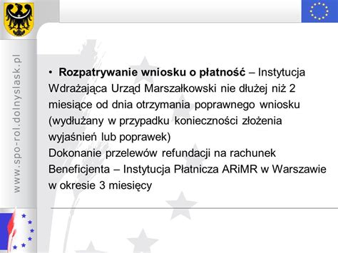 Rozliczanie finansowe projektów w ramach działania 2 3 Odnowa wsi oraz