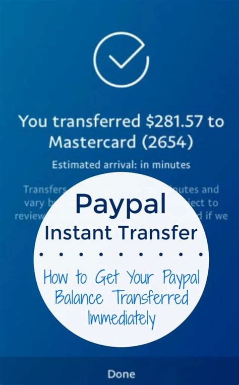 Tutorial How To Use Paypal Instant Transfer For Immediate Access To