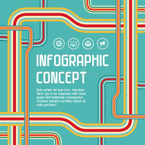 Infographic概念 抽象背景 Creati 向量例证 插画 包括有 手册 图标 概念 创造性 40166553