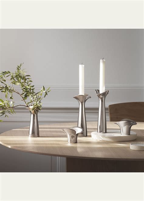 Georg Jensen Bloom Botanica Tea Light Candle Holders Set Of