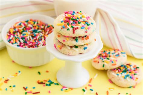 Funfetti Cake Mix Cookies - Retro Potluck