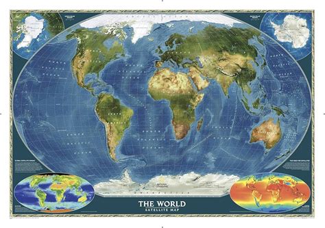 Map Of The World Satellite Dorothy Yuan