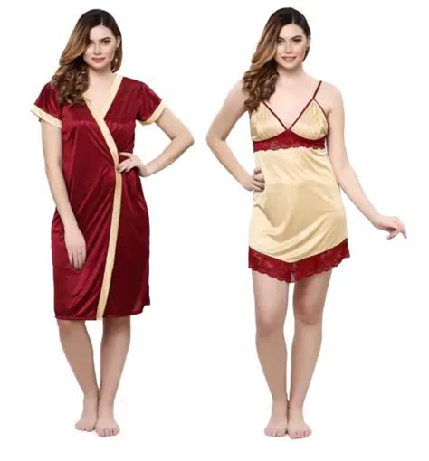 Buy Re Ok Honeymoon Sleepwear Night Dress Sett Sexy Nighty Hot Nighty Women Maxi For