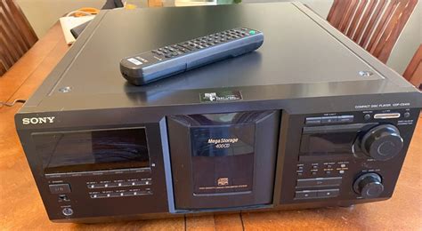 Sony CDP CX455 400 Disc Mega Storage CD Changer Remote 27242601703 EBay