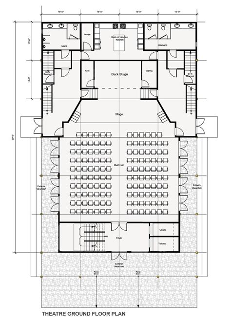 Pin On Case Study Auditorium Plan Church Design Architecture