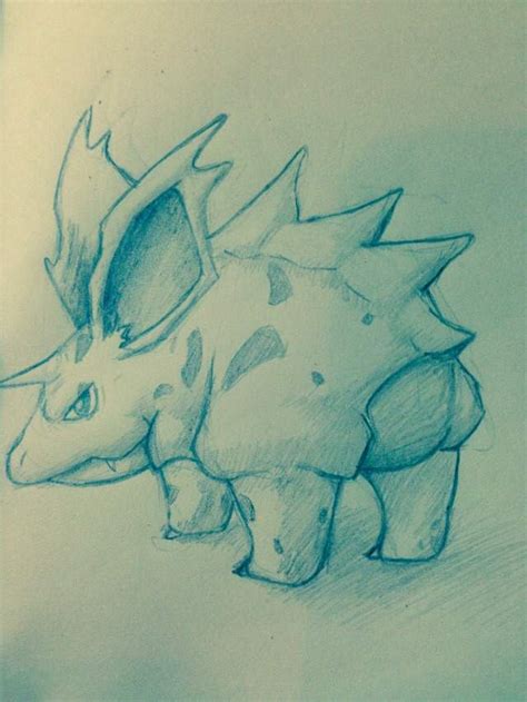 Art Challenge Nidorino Pokémon Amino