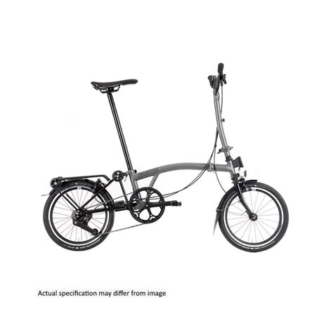 Brompton P Line Urban Roller Frame Storm Grey Metallic High