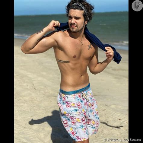 Luan Santana Exibe Corpo Sequinho Em Foto Sem Camisa Na Praia Purepeople