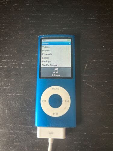 Apple Ipod Nano 4th Generation Blue 8gb 885909258000 Ebay