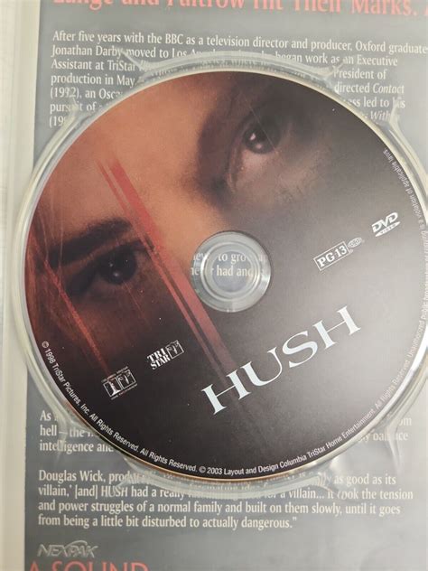 Hush Dvd 1998 Gwyneth Paltrow Jessica Lange 43396023567 Ebay