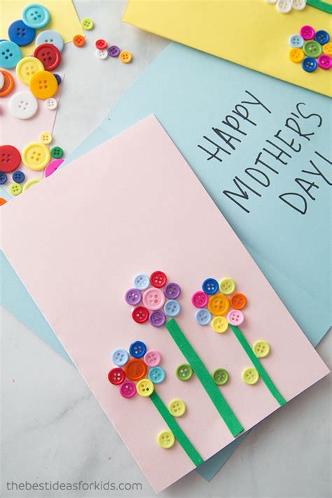 Flower Button Art The Best Ideas For Kids