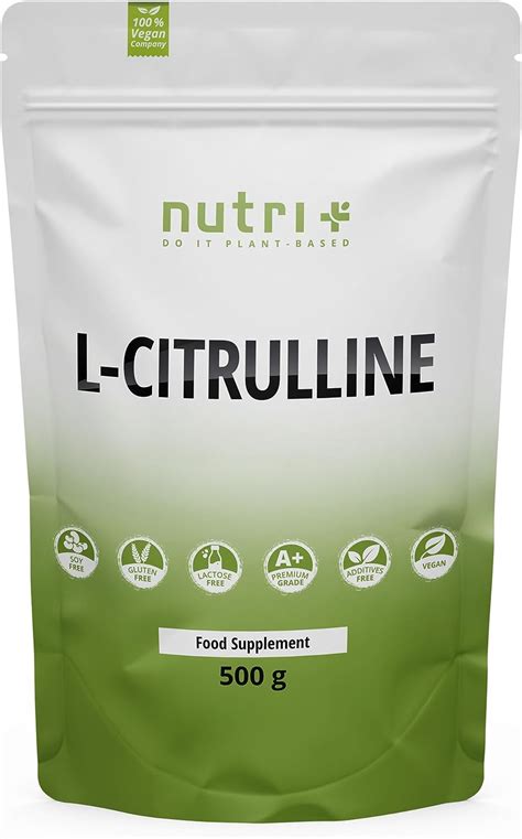 Nutri L Citrullin Malat Pulver 500 G Hochdosiert Vegan Rein L