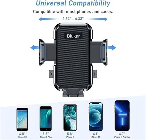 Car Phone Holder Blukar Air Vent Car Phone Mount Cradle 360 Rotation