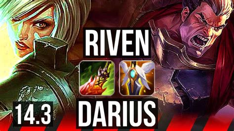 RIVEN Vs DARIUS TOP 7 Solo Kills 1100 Games Godlike NA