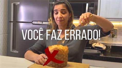 COMO CORTAR PANETONE DA FORMA CORRETA YouTube