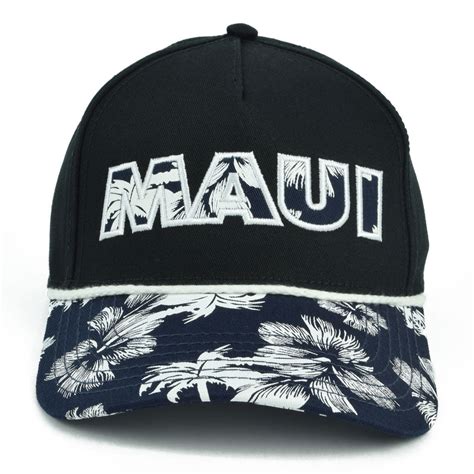 Maui Hat With Appliqué 808 Clothing Co Maui