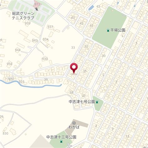 千葉県佐倉市中志津5－34－6 の地図 Mapfan