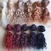 Curly Weft Mohair Meter Curly Doll Hair Goat Hair Wefted Course