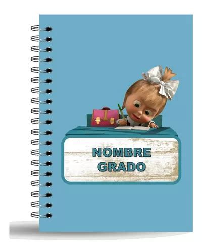 Kit Imprimible Etiquetas Escolares Masha Y El Oso Editables En Venta En