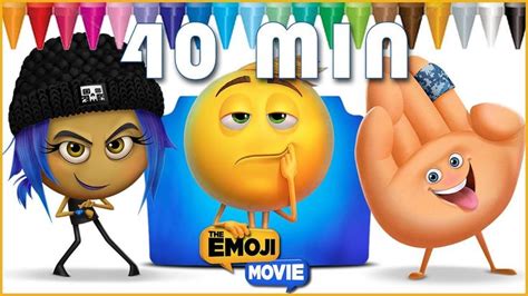 Coloring Emoji Movie All Your Favorite Emoji Characters Like Gene Hi