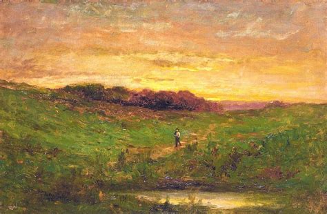 Sunset Painting Edward Mitchell Bannister Oil Paintings