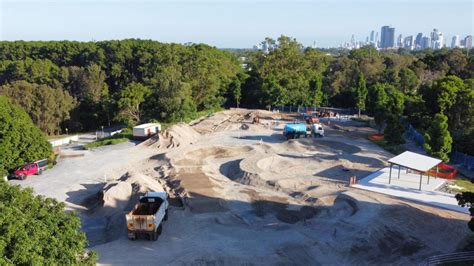 Construction In Miamimermaid Beach Pizzey Park Pump Track Crocker