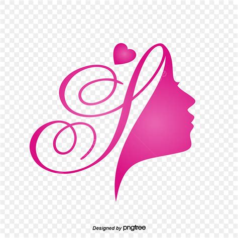 Pink Woman Silhouette