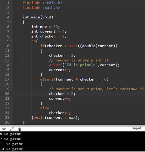 C Program To Check Prime Number In C Using While Loop Qa With Experts