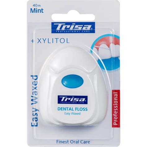 Trisa Dental Floss EasyWaxed Gewachst Mint 40m 57003979