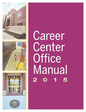 Fillable Online Career Fsu Career Center Office Manual Florida State