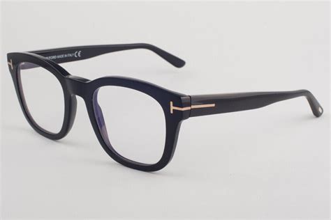 Tom Ford 5542 B 001 Shiny Black Eyeglasses Tf5542 B 001 50mm Eyeglass Frames