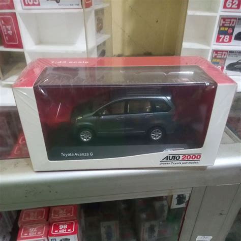 Jual Diecast Miniatur Mobil Toyota Avanza G Grey 1 43 Official Auto 2000 Rims Original Old