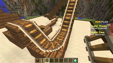 Minecraft Rollercoaster Build In Masterbuilders YouTube