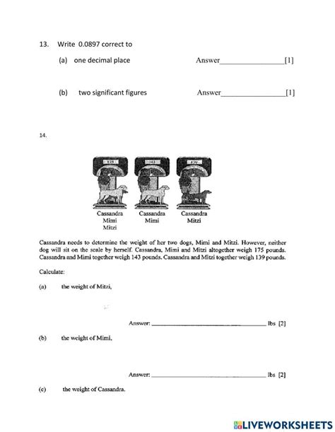 Quiz Ii Number Theory Worksheet Live Worksheets