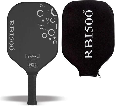 Rbi Usapa Approved Graphite Carbon Fiber Pickleball Paddle Included