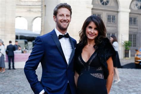 Photo Romain Grosjean et sa femme Marion Jollès Pilote de Formule 1