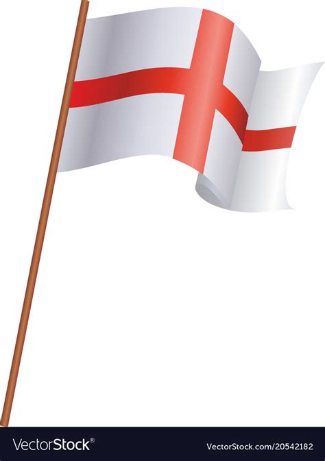 Flag of england Royalty Free Vector Image - VectorStock