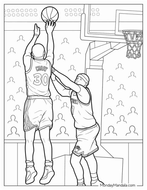 18 Steph Curry Coloring Pages Free Pdf Printables