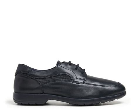 Blucher Piel Cierre Cordones Marino Hrs