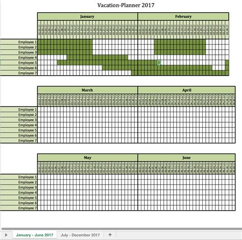 Vacation Spreadsheet Template — db-excel.com