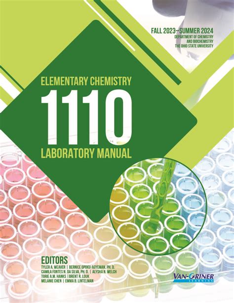 General Chemistry Laboratory Manual Van Griner Learning