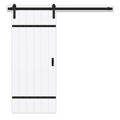 Truporte 36 Inch X 84 Inch X 1 1 8 Inch Easy Barn Door Kit The Home Depot Canada Barn Door