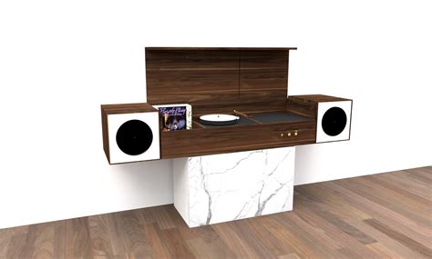 fully integrated stereo turntable speaker console questions