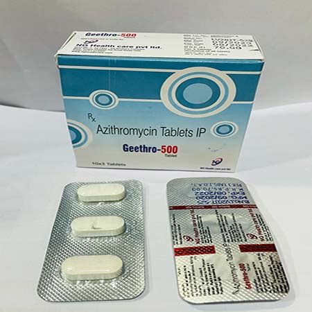 Geethro 500 Azithromycin Tablets IP NG Healthcare Pvt Ltd