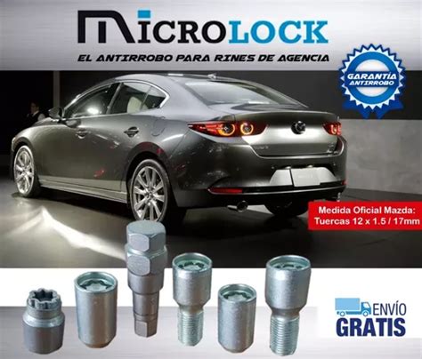 Tuercas De Seguridad Antirrobo Mazda Originales